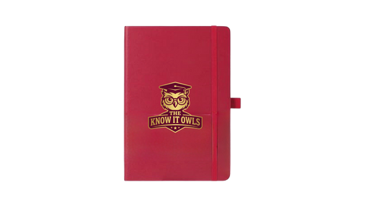 Know It Owls Notebook · Maroon
